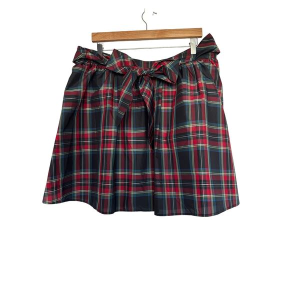 Vineyard Vines Jolly Plaid Taffeta Party Skirt, 16 - Picture 1 of 7